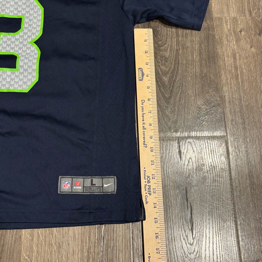 NFL Nike On Field Russell Wilson #3 Seattle Seahawks Youth Large Game Jersey - Picture 10 of 10